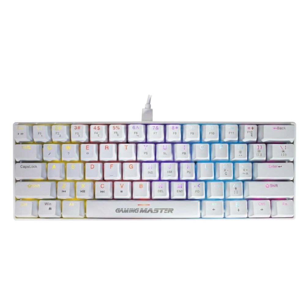 TECLADO GAMER MECÂNICO SPECTRA FURY WHITE KBW8RGB | Amazon.com.br